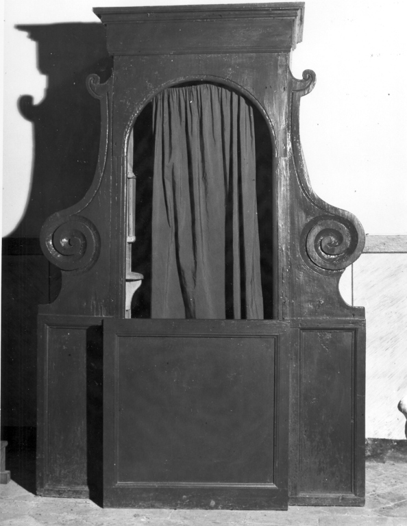 confessionale, coppia - ambito laziale (sec. XVIII)