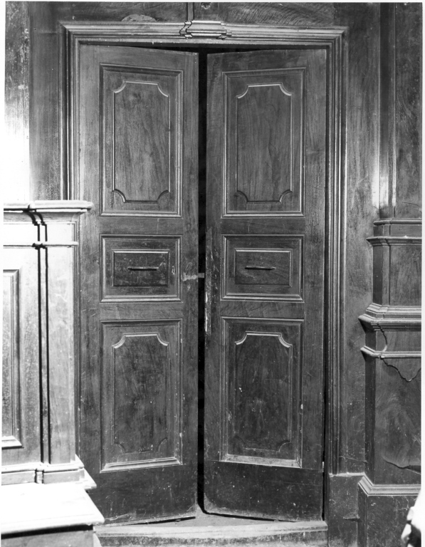 porta - a due battenti - ambito laziale (sec. XVIII)