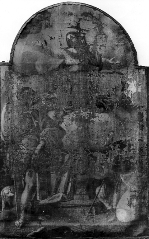 Madonna Assunta e santi (dipinto) di Perugini (sec. XVIII)