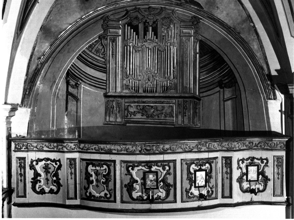 parapetto di cantoria, coppia - ambito campano (prima metà sec. XVIII)