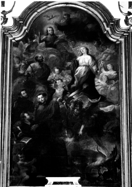 Trinità (dipinto) di De Matteis Paolo (maniera) (secondo quarto sec. XVIII)