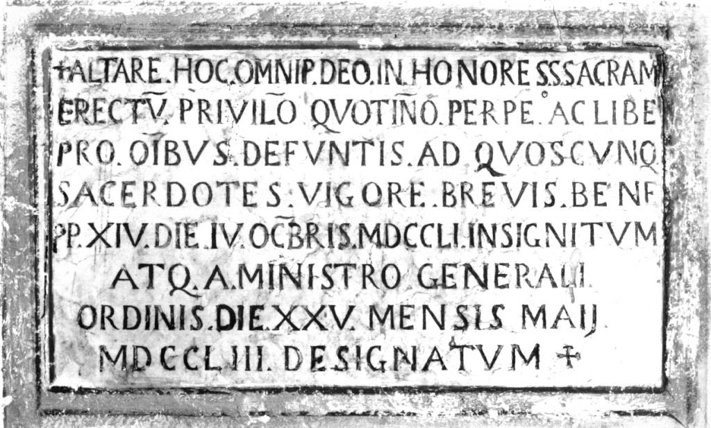 lapide commemorativa - ambito campano (sec. XVIII)