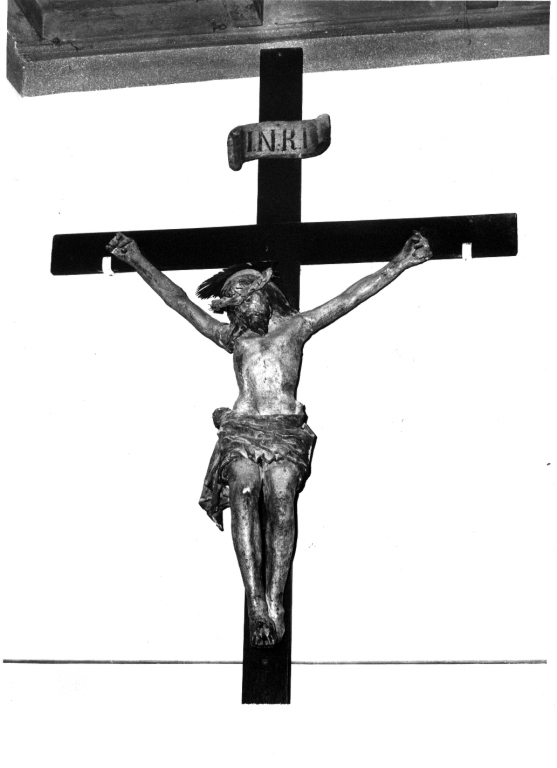 Cristo crocifisso (scultura) - ambito laziale (sec. XVIII)