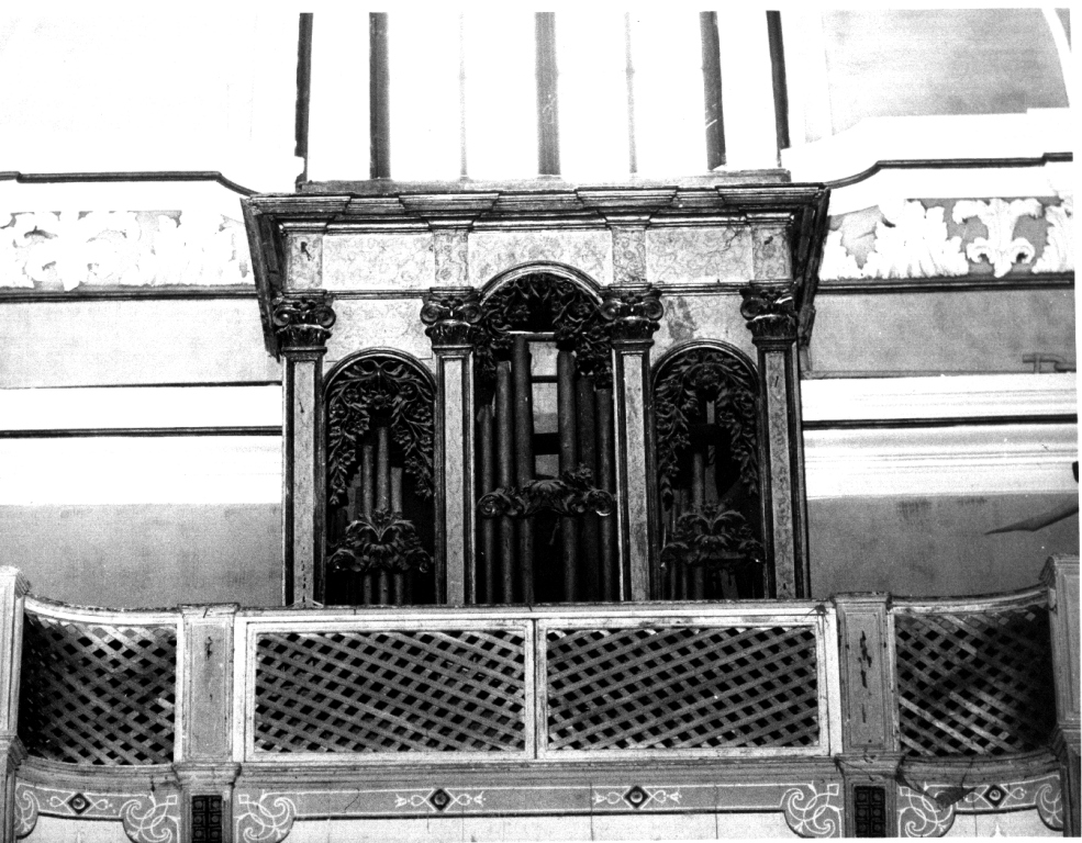 cassa d'organo - ambito laziale (sec. XVIII)