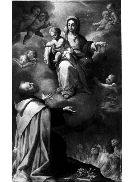 Madonna del Carmelo (dipinto) - ambito laziale (seconda metà sec. XVIII)