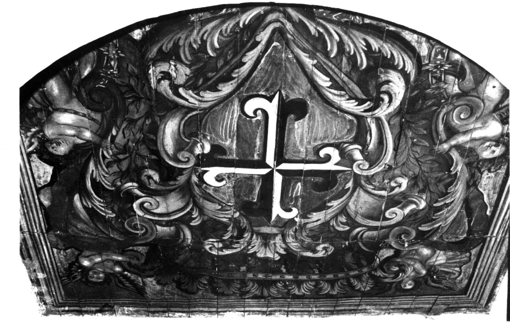 esaltazione del'ordine domenicano (soffitto dipinto) - ambito laziale (sec. XVIII)