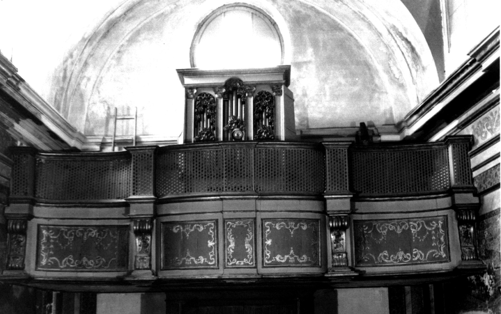 parapetto di cantoria - ambito laziale (sec. XVII)