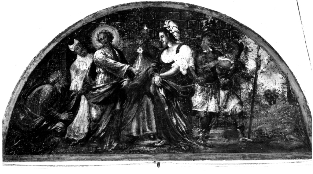 Cristo e l'adultera (dipinto) - ambito laziale (sec. XVII)
