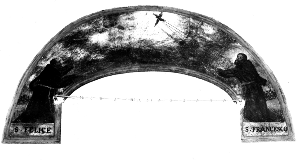 San Francesco d'Assisi e San Felice da Cantalice (dipinto) - ambito laziale (sec. XVII)