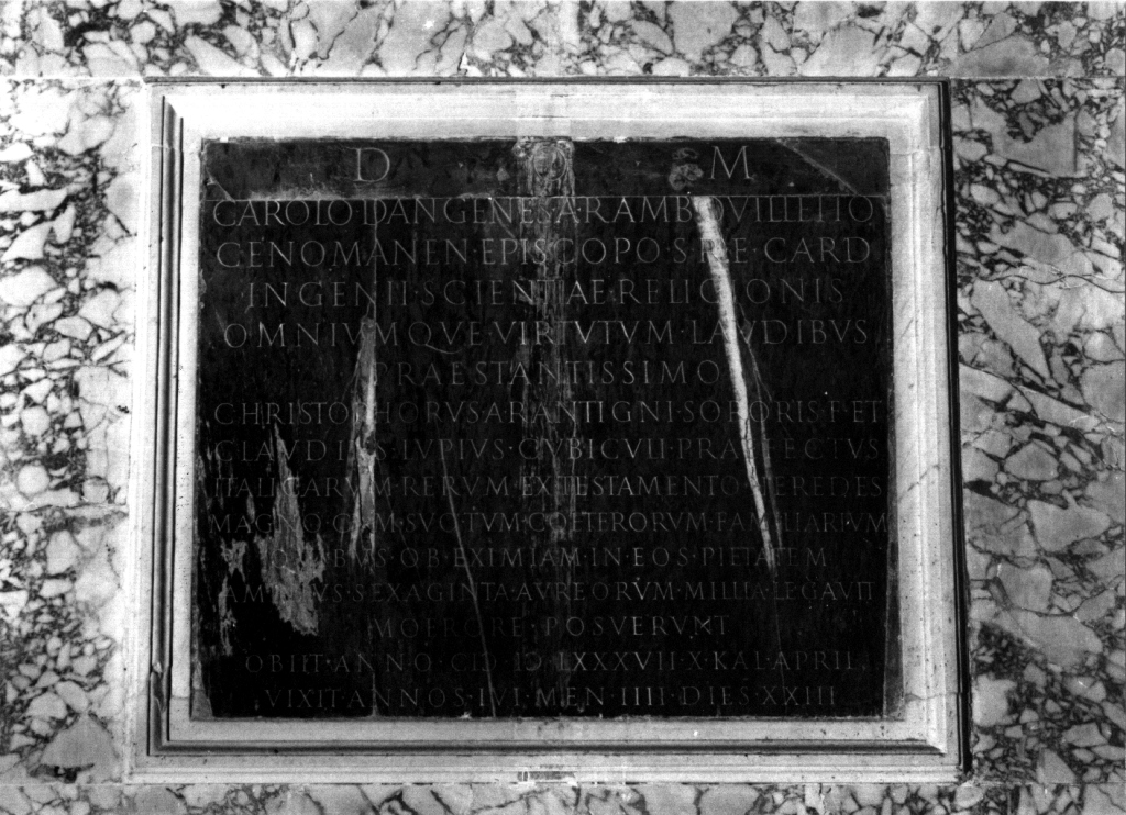 monumento funebre - ambito viterbese (sec. XVI)