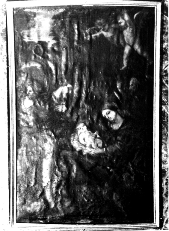 natività di Gesù (dipinto) di Cesari Giuseppe detto Cavalier d'Arpino (maniera) (inizio sec. XVII)