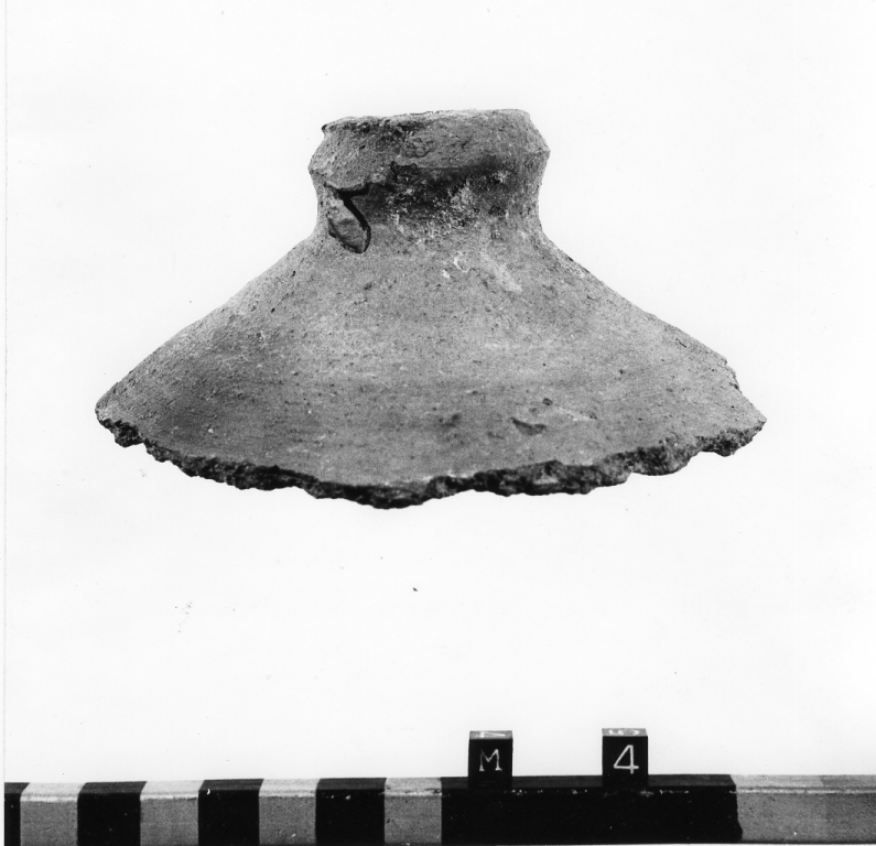 coperchio, frammento - manifattura viterbese (secc. XIII/ XIV)