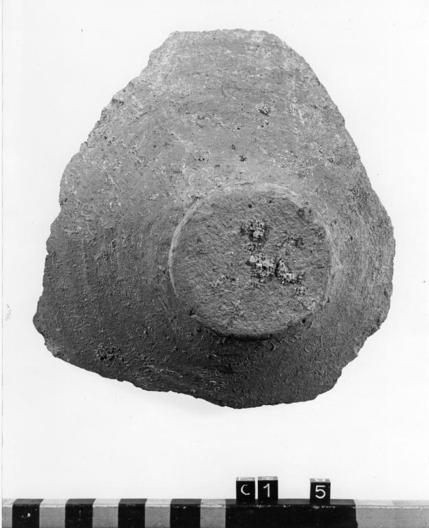 coperchio, frammento - manifattura viterbese (secc. XIII/ XIV)