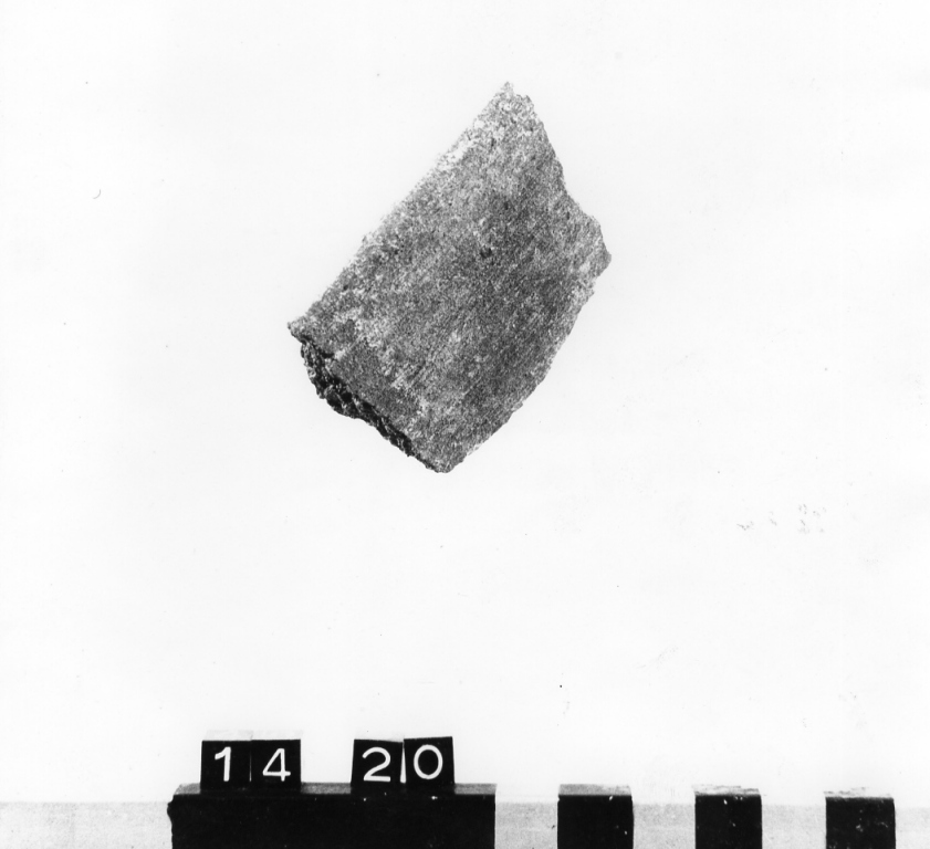 tegame, frammento - manifattura viterbese (secc. XIII/ XV)