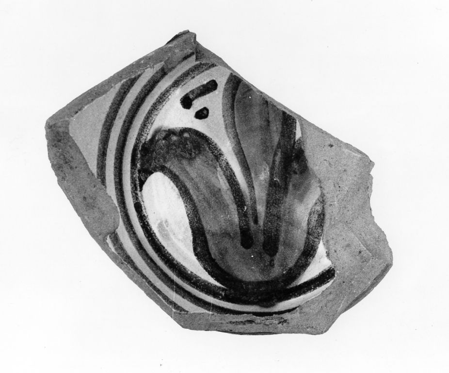 ciotola, frammento - manifattura orvietana (sec. XV)