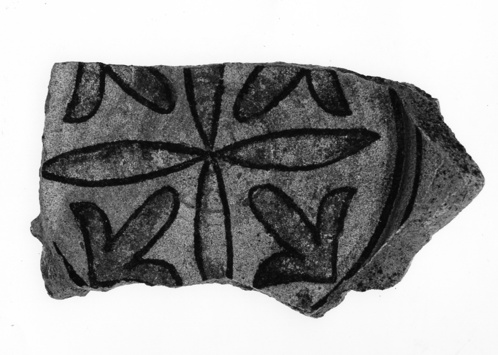 piatto, frammento - manifattura umbra (fine sec. XV)