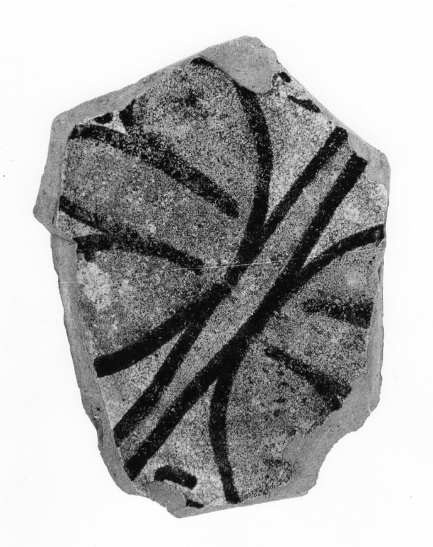 piatto, frammento - manifattura viterbese (sec. XV)