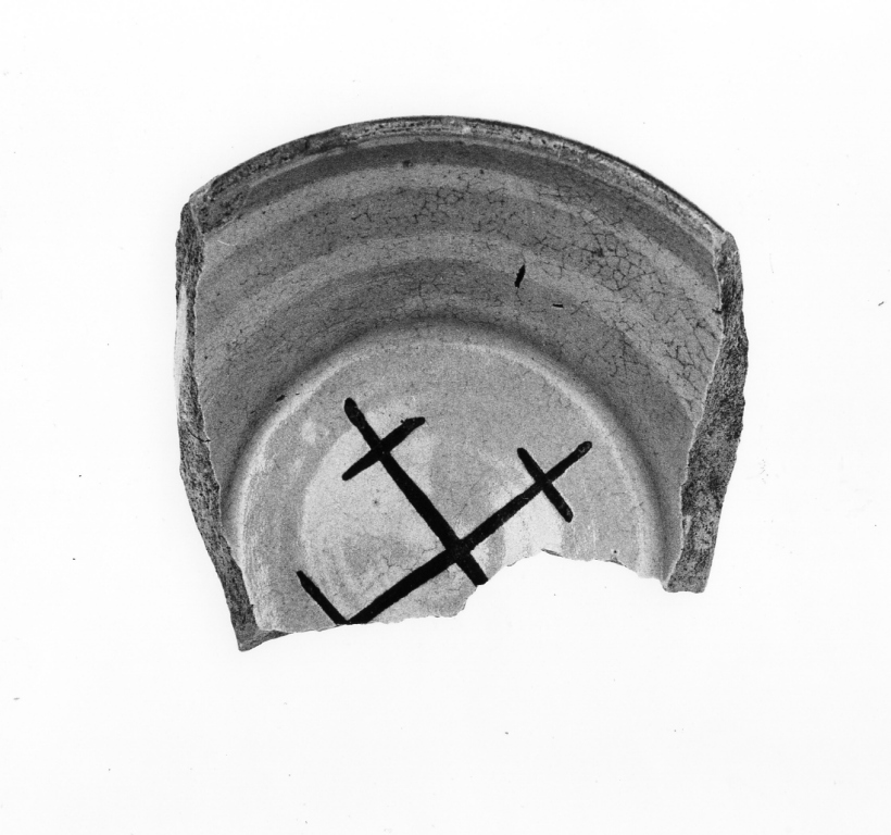 ciotola, frammento - manifattura orvietana (fine sec. XV)