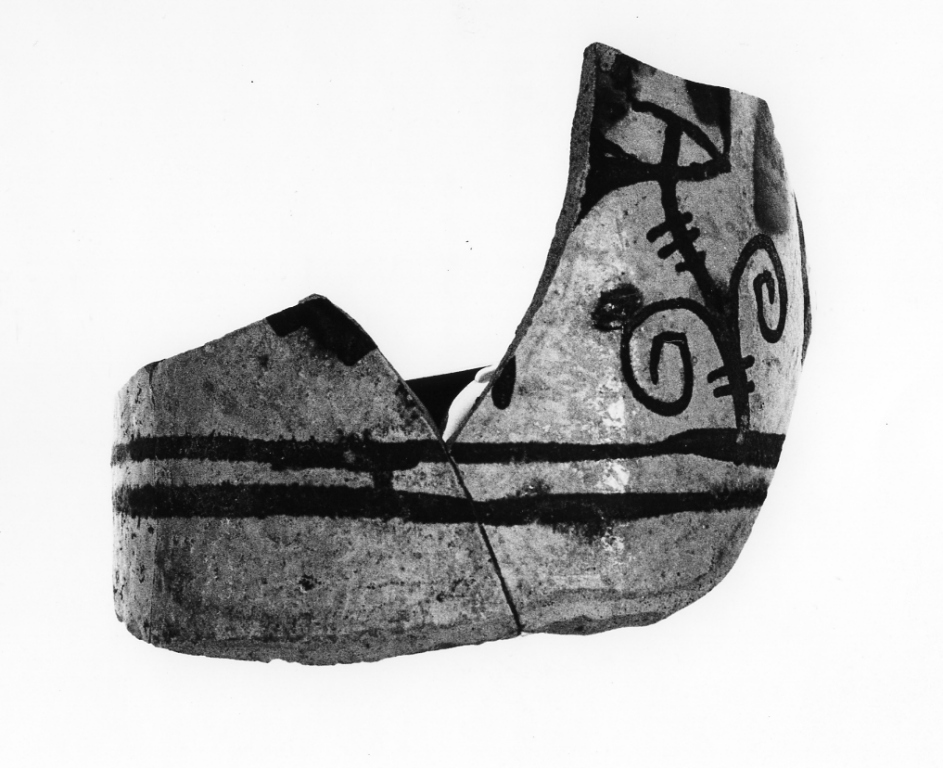 boccale, frammento - manifattura viterbese (secc. XIII/ XIV)