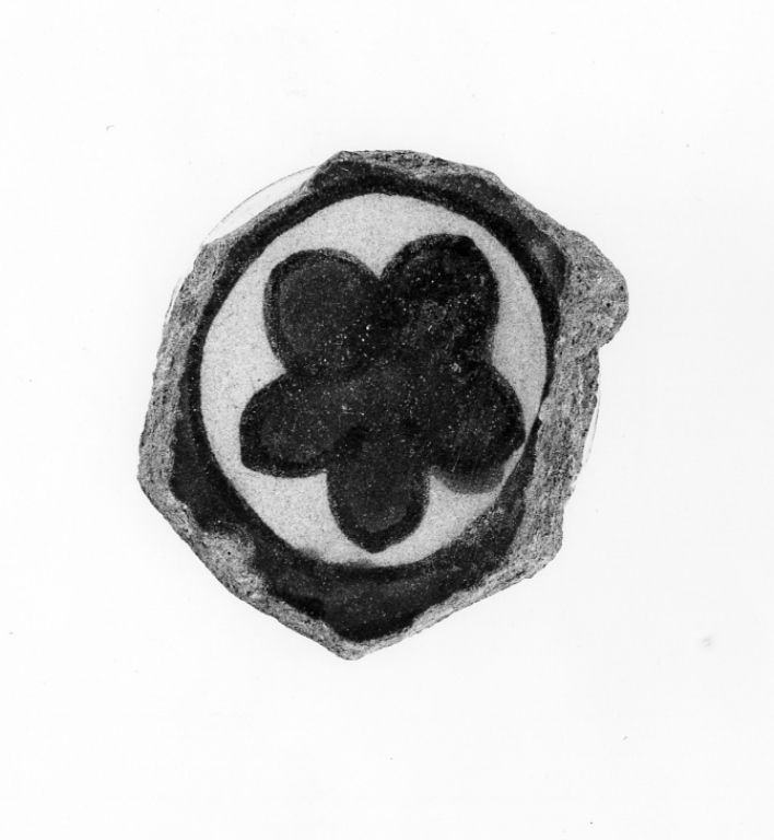 ciotola, frammento - manifattura viterbese (sec. XV)