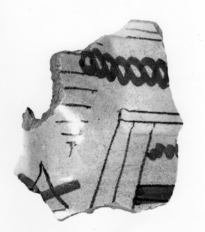 panata, frammento - manifattura viterbese (metà sec. XV)