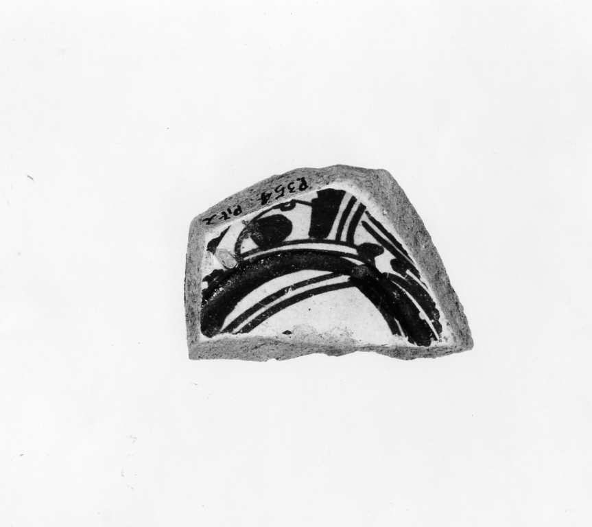 ciotola, frammento - manifattura valenciana (sec. XV)