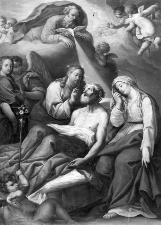 morte di San Giuseppe (dipinto) - ambito romano (sec. XVIII)