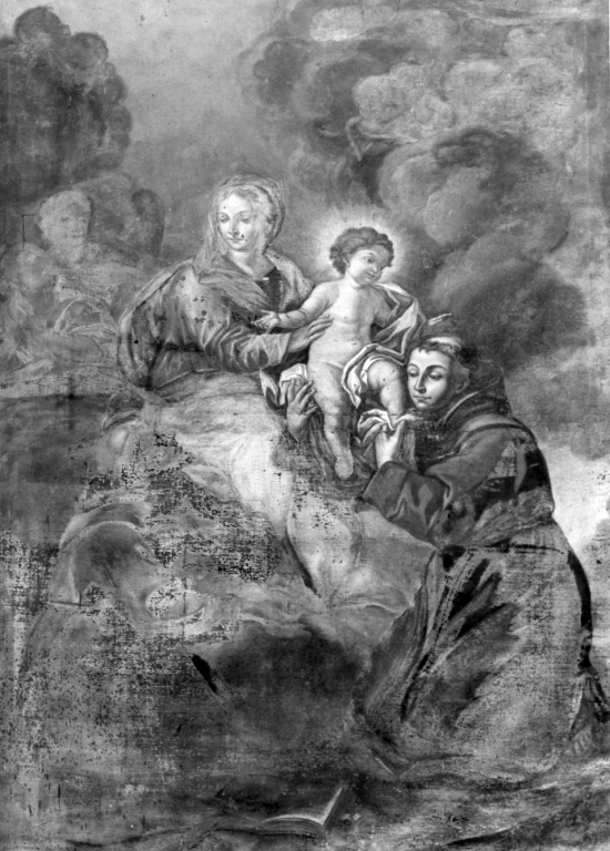 Madonna con Bambino e San Francesco (dipinto) - ambito romano (inizio sec. XVIII)