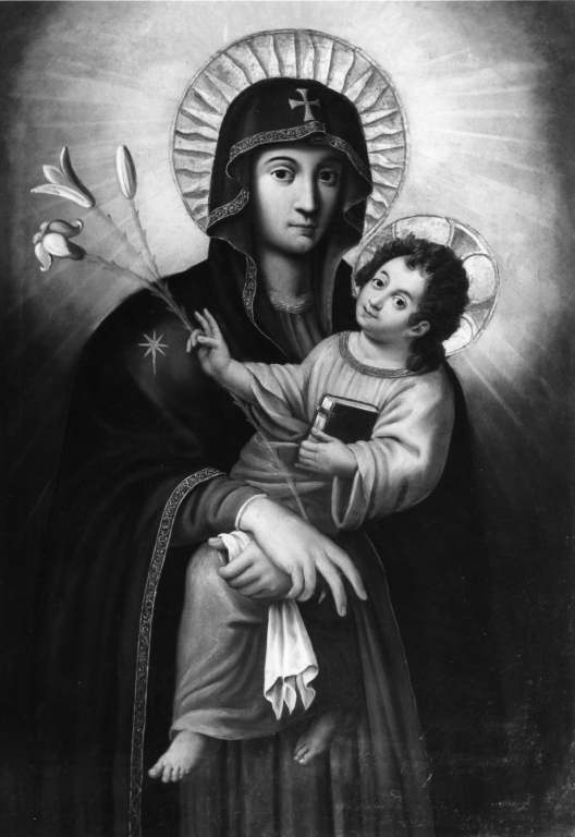Madonna con Bambino (dipinto) - ambito romano (sec. XVI)