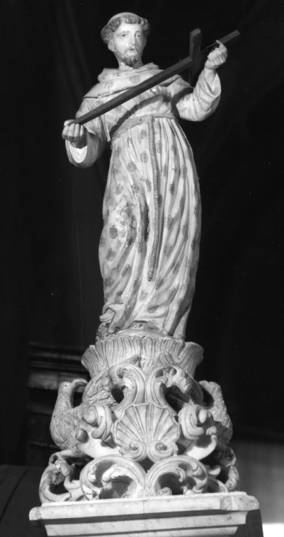 San Francesco (scultura) - ambito laziale (prima metà sec. XVII)