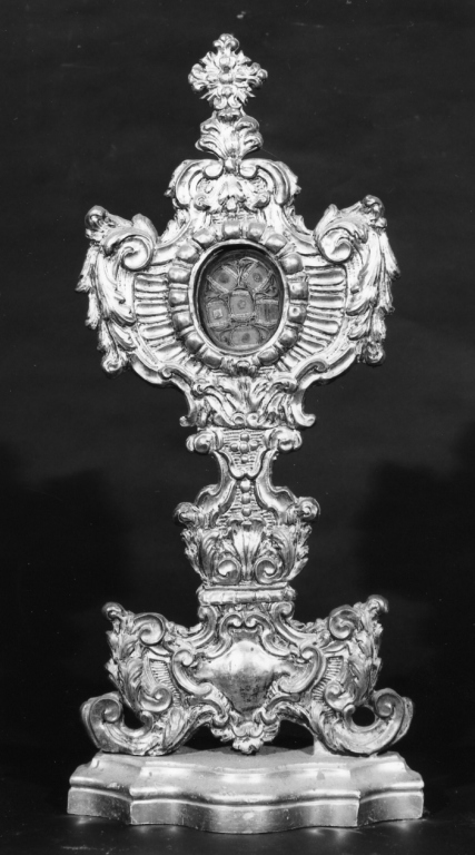 reliquiario - a ostensorio - ambito romano (sec. XVIII)