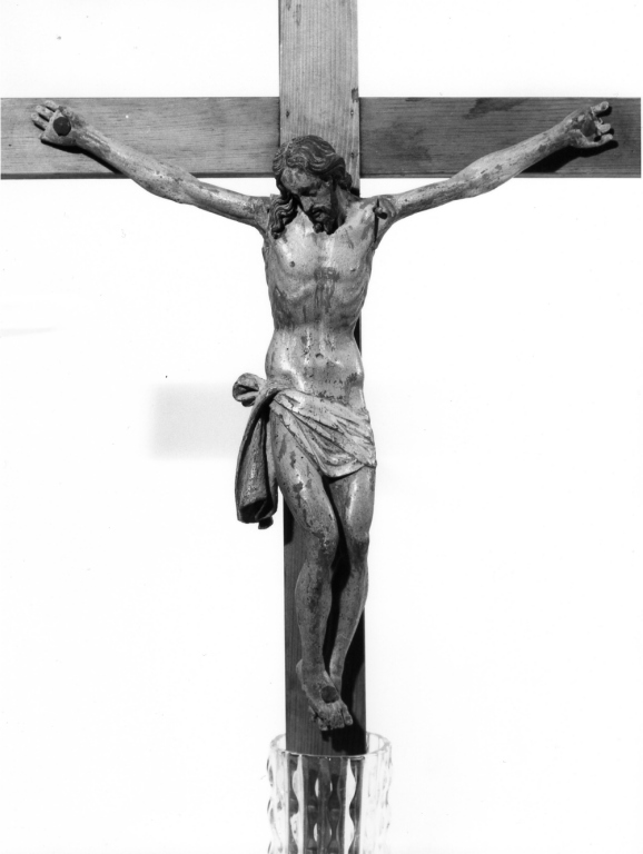 Cristo crocifisso (scultura) - ambito laziale (sec. XVII)