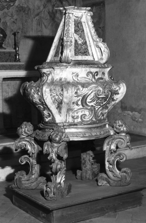 fonte battesimale - ambito laziale (fine sec. XV)