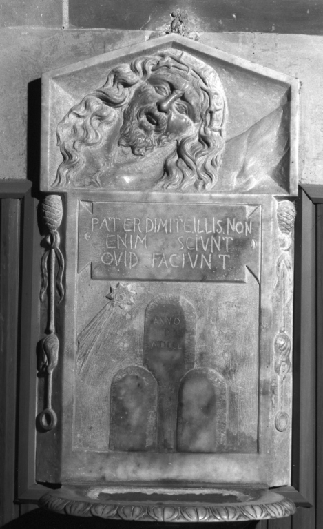 acquasantiera da parete - ambito laziale (sec. XVIII)