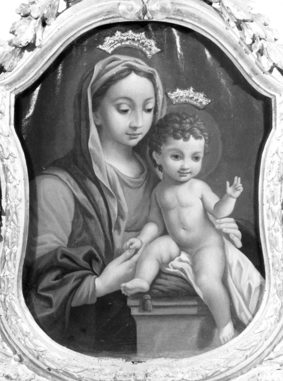 Madonna dell'umiltà, Madonna con Bambino (dipinto) - ambito romano (sec. XVIII)