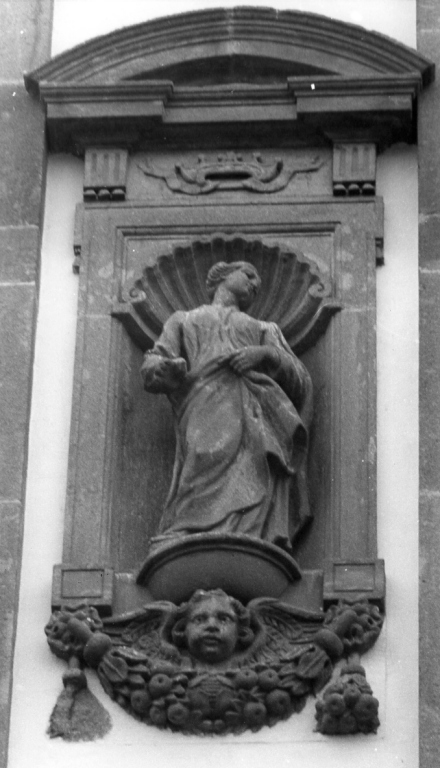 Madonna annunciata (statua) - ambito viterbese (sec. XVII)