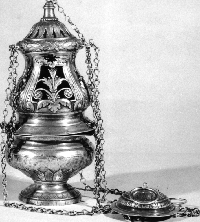 turibolo - a corpo sferico - ambito laziale (sec. XIX)