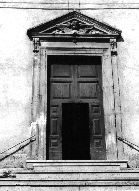 mostra di portale - ambito laziale (sec. XVII)