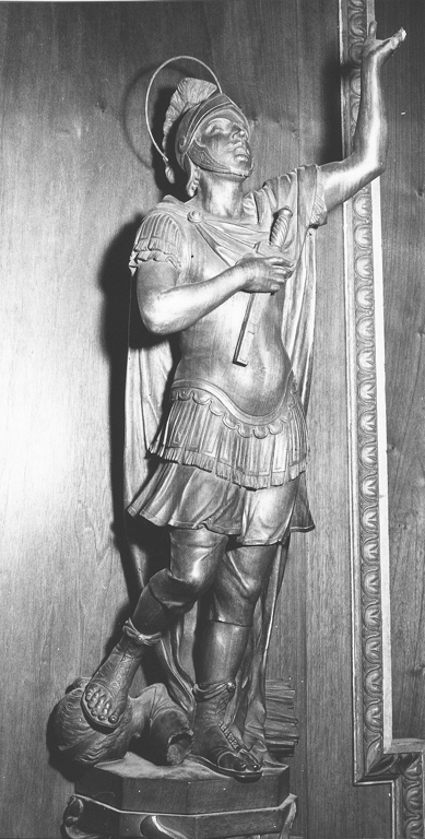 santo soldato (statua) di Dellera (primo quarto sec. XX)