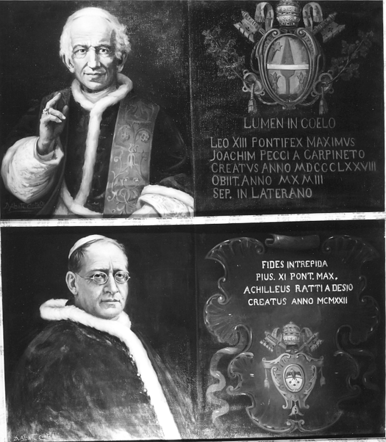 papa Pio XI (dipinto) di Cristaldi Abate D (sec. XX)