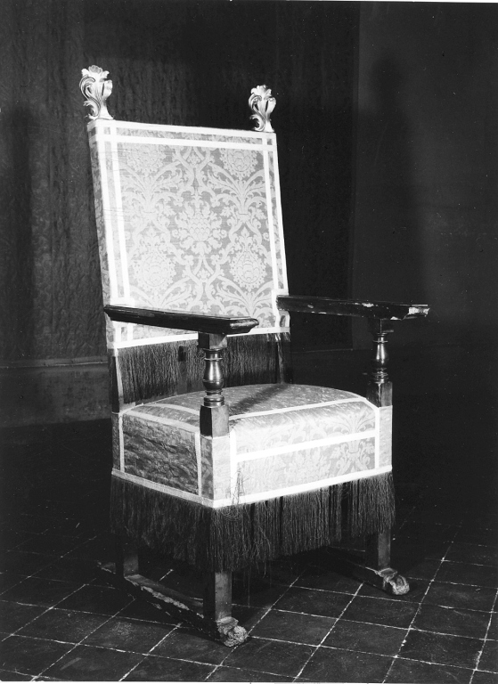 seggiolone - bottega Italia centrale (secc. XVI/ XVII)