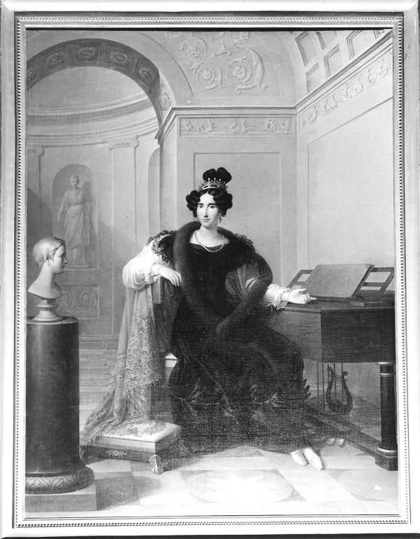 ritratto della principessa Marianna di Sassonia (dipinto) di Conca Giacomo (sec. XIX)