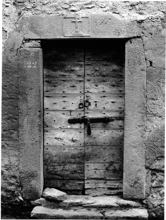 architrave di porta - ambito laziale (sec. XVIII)