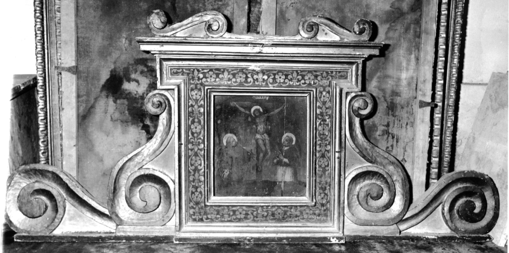 cimasa architettonica - ambito laziale (sec. XVII)