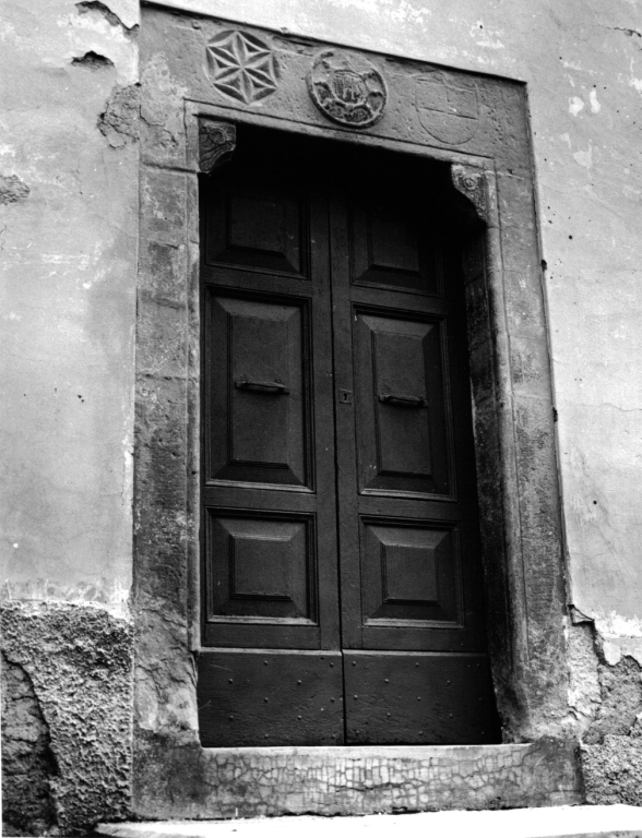 mostra di portale - ambito laziale (metà sec. XVIII)