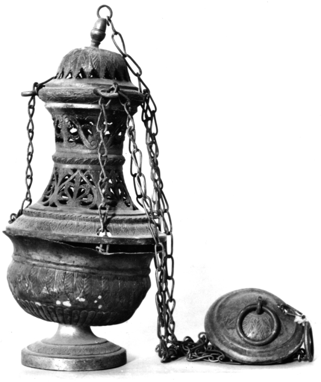 turibolo - a corpo sferico - ambito laziale (seconda metà sec. XIX)