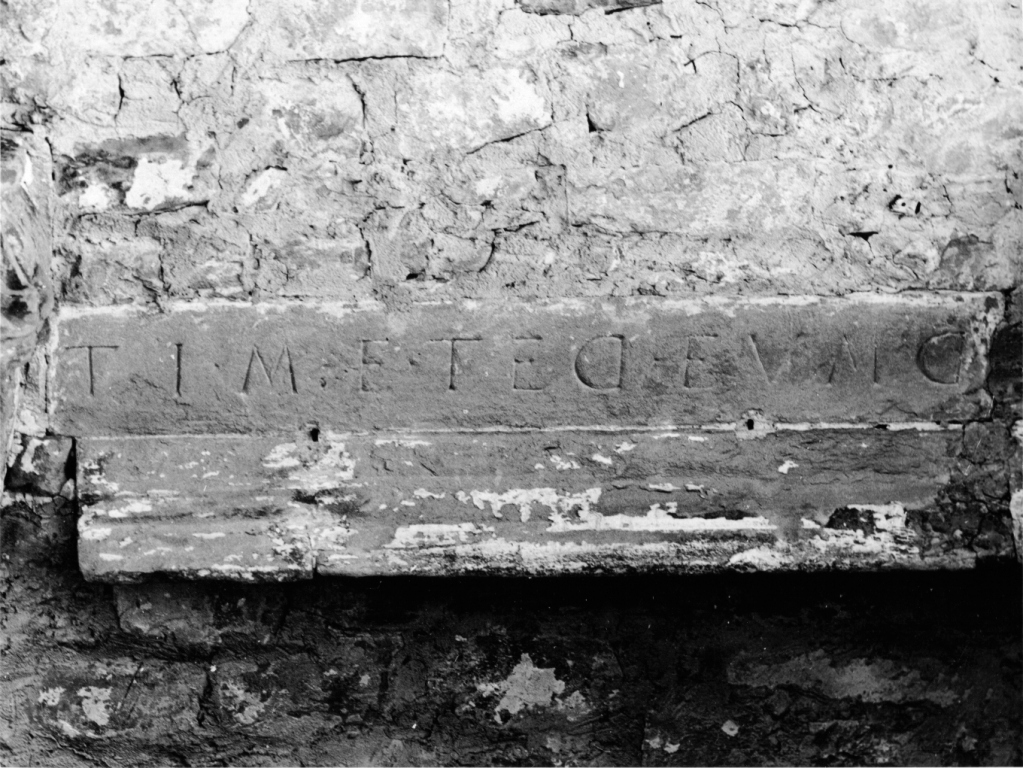 lapide - ambito laziale (prima metà sec. XVI)