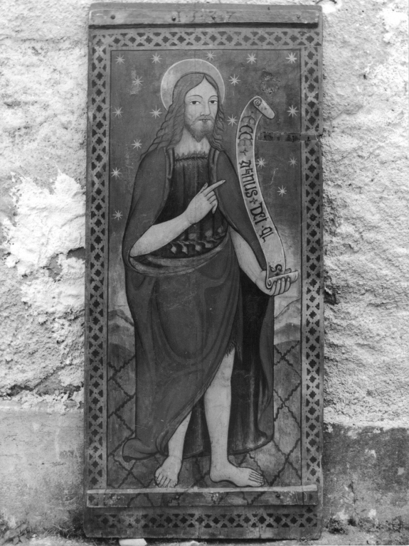 San Giovanni Battista (dipinto, elemento d'insieme) di Cappelli Dionisio (maniera) (inizio sec. XVI)