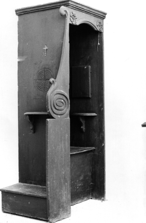 confessionale - ambito laziale (fine/inizio secc. XIX/ XX)