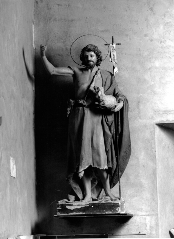 San Giovanni Battista (statua processionale) - ambito laziale (prima metà sec. XX)